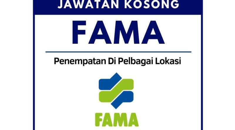 Jawatan Kosong FAMA