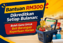 Bantuan RM300 Dikreditkan Setiap Bulanan: Boleh Guna Untuk Beli Barangan Keperluan Harian Bantuan RM300