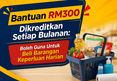 Bantuan RM300 Dikreditkan Setiap Bulanan: Boleh Guna Untuk Beli Barangan Keperluan Harian Bantuan RM300