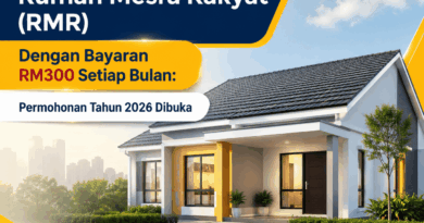 Rumah Mesra Rakyat (RMR) Dengan Bayaran RM300 Setiap Bulan: Permohonan Tahun 2026 Dibuka Rumah Mesra Rakyat