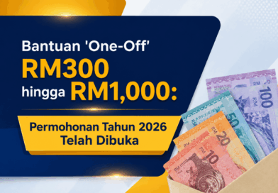 Bantuan ‘One-Off’ RM300 hingga RM1,000: Permohonan Tahun 2026 Telah Dibuka bantuan one-off
