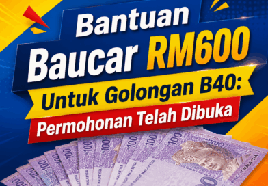 Bantuan Baucar RM600 Untuk Golongan B40: Permohonan Telah Dibuka Baucar RM600