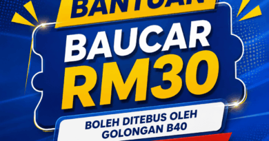 Bantuan Baucar RM30 Boleh Ditebus Oleh Golongan B40: Tarikh Tutup 31 Ogos 2026 Bantuan Baucar RM30