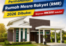Permohonan Rumah Mesra Rakyat (RMR) 2026 Dibuka: Bayaran RM300 Sebulan Rumah Mesra Rakyat