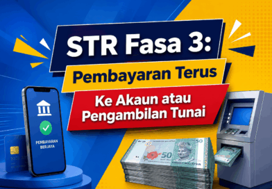 STR Fasa 3: Pembayaran Terus Ke Akaun atau Pengambilan Tunai STR Fasa 3