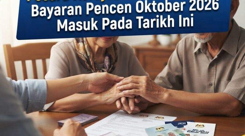 Pesara Kerajaan Ambil Maklum: Bayaran Pencen Oktober 2026 Masuk Pada Tarikh Ini Pesara Kerajaan Ambil Maklum: Bayaran Pencen Oktober 2026 Masuk Pada Tarikh Ini